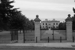 Wei�es Haus in Dublin